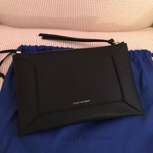Stuart Weitzman wristlet black